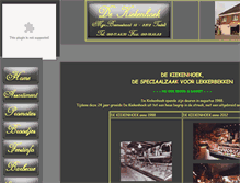 Tablet Screenshot of dekiekenhoek.be